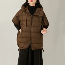 Schinteon Women 90% White Duck Down Irregular Vest with Hood Sleeveless Jacket Solid Fashionable Autumn Winter Top 2025 New