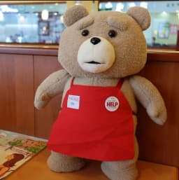 46cm TED Plush Movie Teddy Bear TED 2 Plush Doll Toys In Apron styles Soft Stuffed Animals Plush Toys Animal for Kids Gift