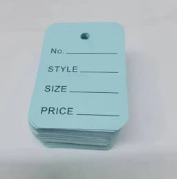 100pcs 3.5x5cm Kraft Paper Tags White Price Labels Color Blank Cards for DIY Jewelry Retail Clothes Size Tag Store Hang Labels