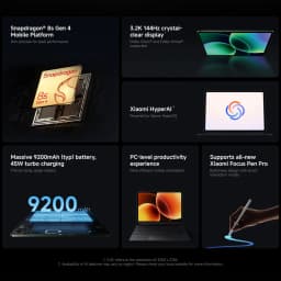 Xiaomi Pad 8 11.2 Inch Tablet 3.2K Snapdragon 8S Gen 4, 9200 Mah Battery
