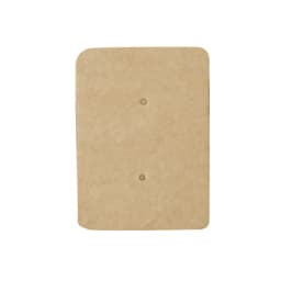 50Pcs/lot Jewelry Earring Ear Studs Hanging Holder Display Hang Paper Cardboard Cards Kraft Paper Package For Party 2.5*3.5cm