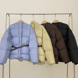 Janveny Winter Luxury Fluffy Duck Down Jacket Women Fashion Black Zipper Puffer Coat Casual Female Slim Feather Parkas With Belt