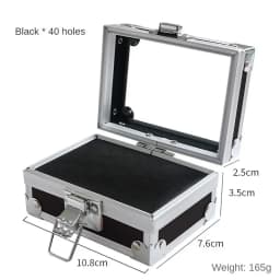Nail Drill Grinding Bit Holder Box Nail Drill Machine Bits Holder Grinding Heads Storage Box Nail Art Polish Heads Organizers