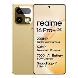 realme Smartphone 16 Pro Plus 5G 200MP Luma Color Camera 50MP Telephoto Camera 700omAh Battery 80w Charge Snapdragon 7 Gen 4