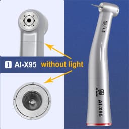 AI-X95/X25/X15/X65 Internal Water Low Speed Contra Angle Handpiece Dental E-Type Air Motor Oral Hygiene Equipment Non-optic
