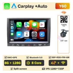 Car Radio Android Auto Stereo For Volkswagen VW Touareg 2002 - 2012 Multimedia 2din DVD GPS Navigation Monitor Video Screen WIFI