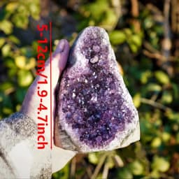 Natural Amethyst Crystal Cluster Healing Crystal Display Piece Purple Crystal Grid Therapeutic Crystal Decoration