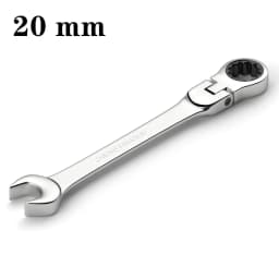 Flex-head Ratcheting Wrench Set,1Pcs Metric 6-24mm Chrome Vanadium Steel Universal Spanners for Car Repair Hand Tools