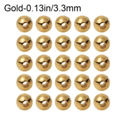 25Pcs/lot Nice-Designed Slotted Tungsten Beads Fly Tying Beads Tungsten 2mm/2.5mm/2.8mm/3.3mm/3.5mm Fly Tying Material