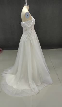 LORIE Lace Wedding Dresses 2022 Off The Shoulder Sweetheart Neck Bridal Gowns Side Split Appliques CountryWeddingGown Customized
