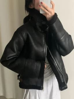 Retro Korean Style Suede Motorcycle Jacket Women's Loose Casual Fashionable Cotton Outerwear Alluring Comfortable Coat