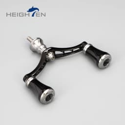 Heighten Spinning Reel Double Rocker Arms - 80/98mm Axle Spacing, 20mm Knob Diameter | Fits Daiwa & Shimano Reel Mod Parts
