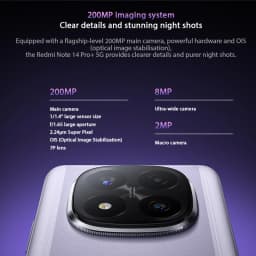 Smartphone Xiaomi Redmi Note 14 Pro Plus 5G Global version 120W HyperCharge AMOLED display 200MP AI camera Snapdragon® 7s Gen 3