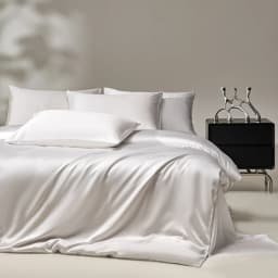 3/4pcs Mulberry Silk Bedding Set Duvet Cover Flat Sheet Pillowcase Set Natural Silk Single Queen King Duvet Set Gift Box