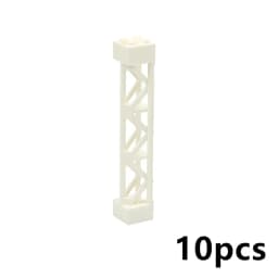 Compatible 95347 Pillars Bricks Lattice Tower 2X2X10 Support Baseplate Bridge Girder Bracket Building Block Part Column Toys