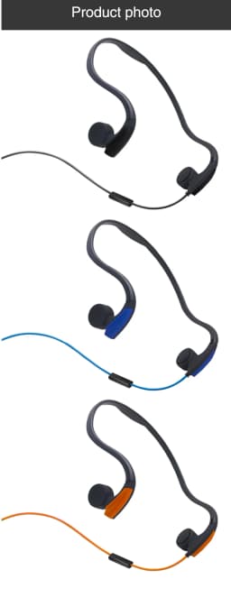 Bone Conduction Transmit Headsets Wired Earphone Outdoor Sports Smart Headphones Neckband with Mic For Iphone xiaomi Samsung