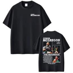 Limited Connor Mcgregor The Notorious Graphic Tee Shirt Men Women Fashion Retro Classic T Shirt Casual Cotton Oversized T Shirts