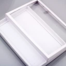 100 Slot White Ring Display Box Jewelry Preventing Gray Layer Storage Box