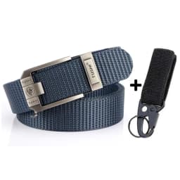 Luxury Metal Automatic Buckle Canvas Belts For Men Thick Tough Nylon Webbing Waistband Outdoor Jeans Pants Tactical Belt Hiking