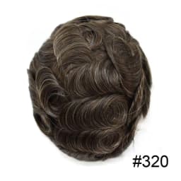Men's capillary prothesis 0.12-0.14mm Injection Skin Toupee Men Wigs Male Hair Prosthesis Natural Human Hair System Wigs For Men