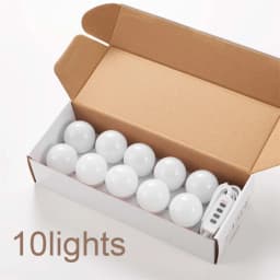 Hollywood Makeup Vanity Mirror Light Stick On Professional Adjustable 3 Colors LED USB Bulbs String Stepless Dimmable Lamp