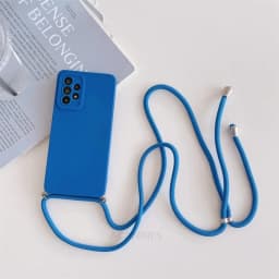 A 55 35 25 15 S 24 Crossbody Lanyard Case For Samsung Galaxy A55 A35 A25 A15 A05s S24 Plus Ultra 5g M34 Cord Silicone Back Cover