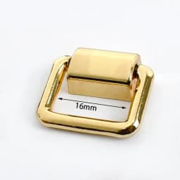 5/10/20Pcs 15/16/19mm Metal D Ring Buckles Bag Side Clips for Handbag Chain Handles Connector Bags Strap Hardware Accessories