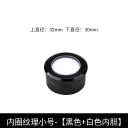 Jewelry Storage Box Gemstone Box Metal Plating Transparent Round Rotating Surface Bare Stone Color Diamond Display Box