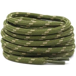 2 Pairs Work Boots Shoe Laces Diameter 4.5mm Heavy Duty Hiking Shoelaces for Men Women Round German Training Shoelace