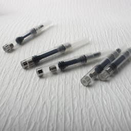 10pc FOUNTAIN PEN Refill INK CONVERTER PUMP CARTRIDGES Black