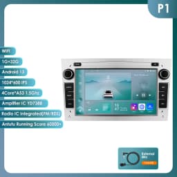 8G 128G Android 12 Car Radio For Opel Astra H J 2004 Vectra Vauxhall Antara Zafira Corsa C D Vivaro Meriva 4G Carplay GPS Player