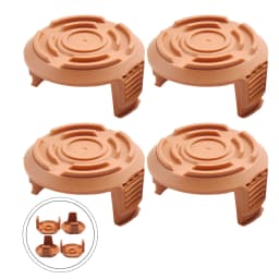 Set Of 4 Replacement Spool Line Cap Covers Compatible With For Worx WG150 WG160 WG163 WG165 WG175 WG180 String Trimmer