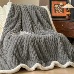 Thick Turtle Velvet Warm Autumn Winter Blankets for Bed Fluffy Soft Double Layer Plush Blanket Grade A Sherpa Fleece Sofa Throw
