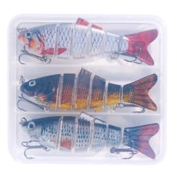 10cm 18g Sinking Wobblers 6 Segments Fishing Lures Multi Jointed Swimbait Hard Bait Fishing Tackle For Bass Isca Crankbait