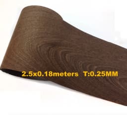0.2-0.25mm Natural Thin Wood Veneer Roll White Oak Black Walnut Ebony Furniture Decorative Surface Board Panel Veener