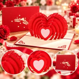 3D Pop UP Lovely Card for Beloved Mom Friend Gift Birthday Anniversary Wedding Invitation Mothers Day Greeting Thank You Cards