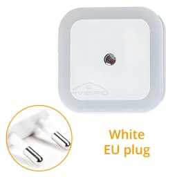 1/2/4PCS LED Wireless Sensor Night Light EU US Plug Mini Square For Baby Children Living Room Bedroom Corridor Lighting Lamps