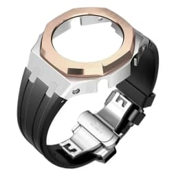 Mod Kit For Casioak GMAS2100 Stainless Steel metal Case Rubber Strap for Mod Kit GMA-S2100 4thGen Replacement shoc K Accessories