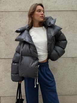 Padded Clothes Parkas Winter Women's Bread Clothes Padded Jackets Coats Trendy Street Short Hooded Padded Jackets Parkas Outwear