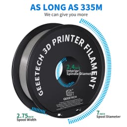 Geeetech 5Kg Standard PLA Filament 1.75mm 3D Printer Plastic Material, Accuracy 0.03mm, Multiple Colour, Fit Most FDM Printer