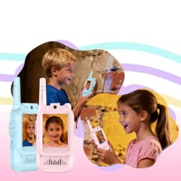 Kids Walkie Talkies with Video 2 Pack Rechargeable Kids Video Walkie Talkies Christmas Birthday Gifts for Boys and Girls