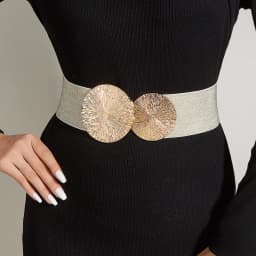 6x70cm Fashion Elastic Leopard Wide Corset Double Circle Cummerbund Designer Belts For Women High Waist Stretch Waistband