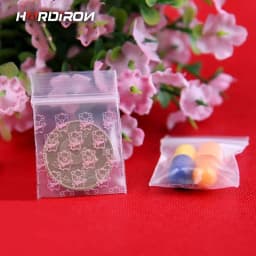 Color Zipper Bag Small Pink Pig Multi Sizes Clear Self Sealing Zip Lock Bags Gift Jewelry Mini Pouches Plastic Packaging Pouch