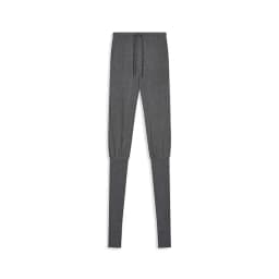 Knee-High Color Block Design OpenYY Autumn Winter Sheep Leg Pants High Waist Loose Fit Ladies Casual Trousers Korean Style