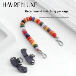HAVREDELUXE Beaded Decorative Chain For Longchamp Mini Bags Into Colorful Handheld Non Destructive Modification shoulder Straps