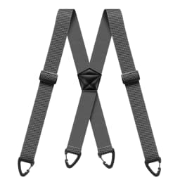 Hidden Suspenders for Men 1.6" Wide Elastic Adjustable Work Suspenders Heavy Duty with 4 Snap Loop X-back Braces for Trousers