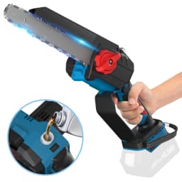 Nananuu 8 Inch Mini Cordless Electric Chainsaw (No Battery) Woodworking With Small Handheld For Makita 18V Battery Power Tool