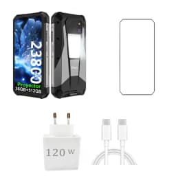Unihertz 8849 Tank 3 Pro Rugged Mobile Phone 5g with 480P 100 Lumens Projector 200Mp Camera 512Gb Rom 23800Mah 120W Fast Charging Android 15 Nfc