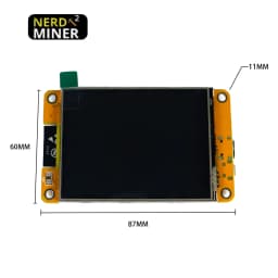 LV04 Bitcoin NerdMiner V2 2.8 Inch Solo Miner | 1000KH/s SHA-256 Home BTC Mini Crypto Miner | Plug & Play Low Power Machine
