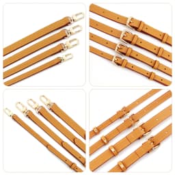 Soft Genuine Leather Bag Strap 1.2cm 1.5cm 1.8cm 2cm 2.5cm Wide Shoulder Straps Adjustable Crossbody Handbag Belts Replacement